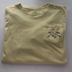 Southern Tide yellow t-shirt